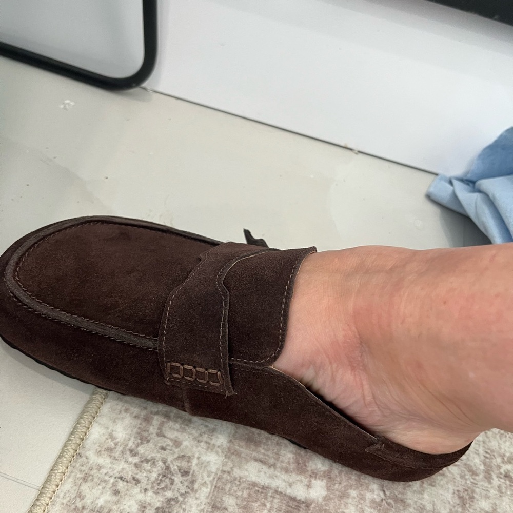 Men's Brown Suede Loafers